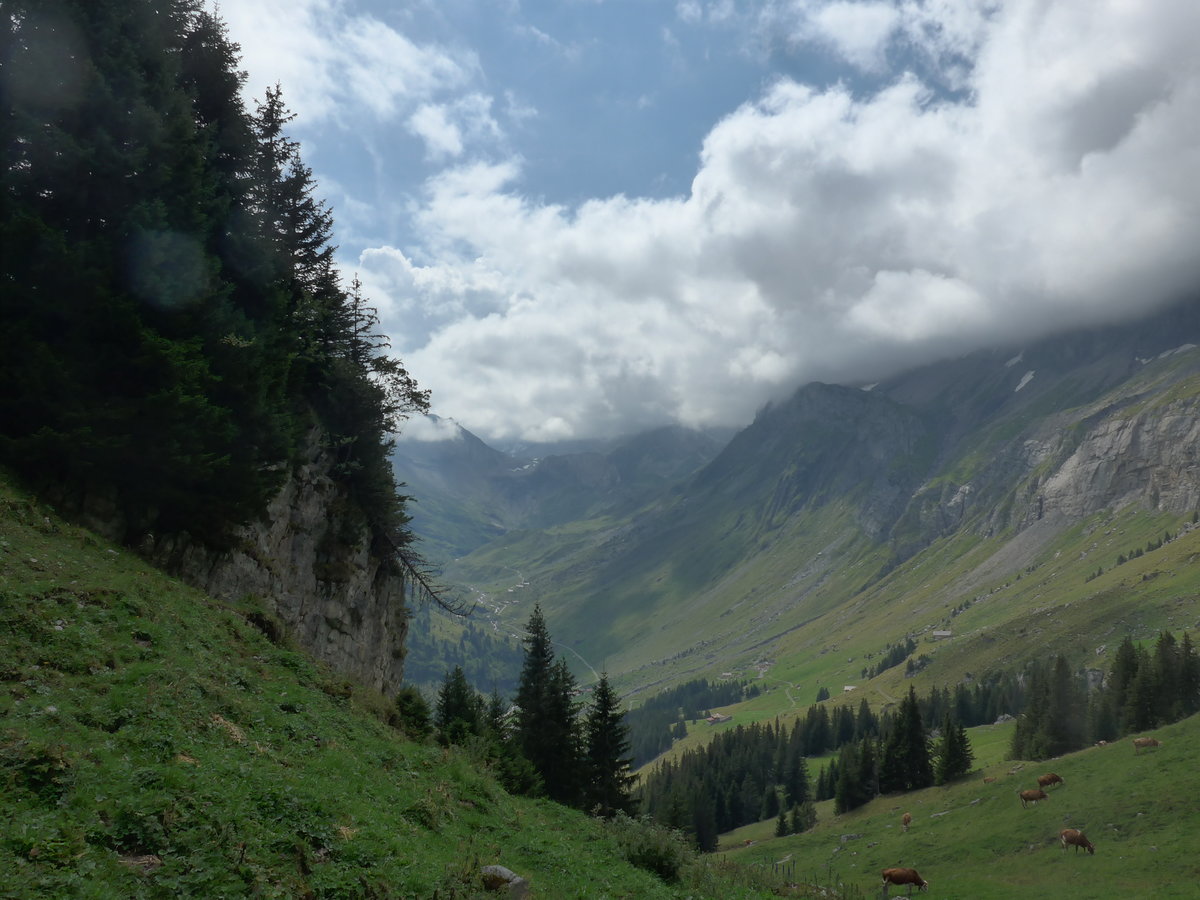 (195'976) - Ausblick vom Rychebrgli am 18. August 2018 bei Kandersteg
