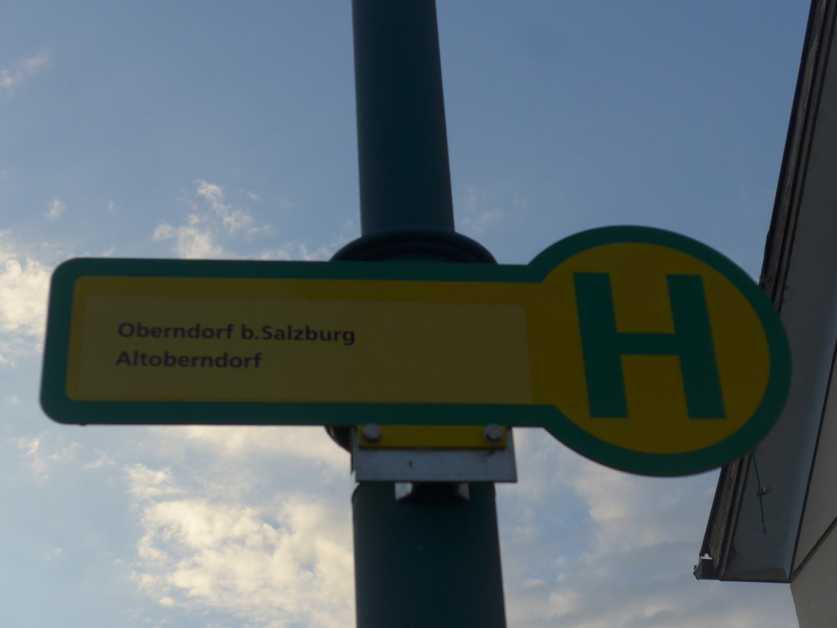 (196'996) - Bus-Haltestelle - Oberndorf b. Salzburg, Alt Oberndorf - am 13. September 2018