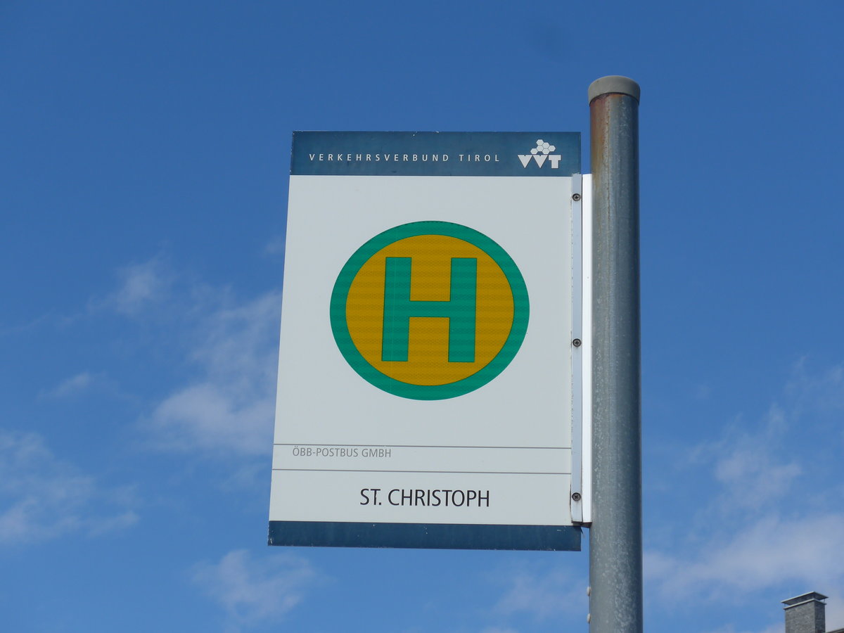 (197'654) - Bus-Haltestelle - St. Christoph - am 15. September 2018