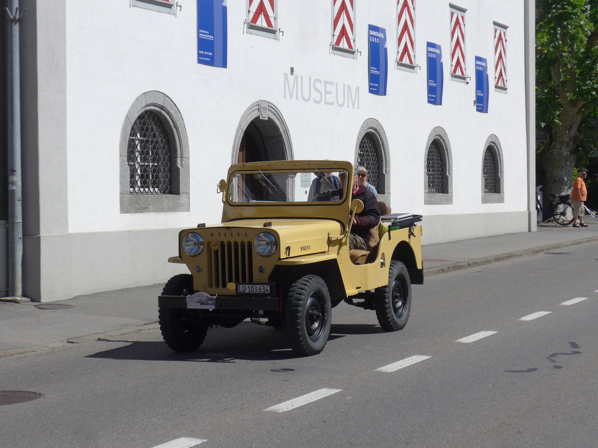 (206'012) - Willys - LU 103'634 - am 8. Juni 2019 in Sarnen, OiO