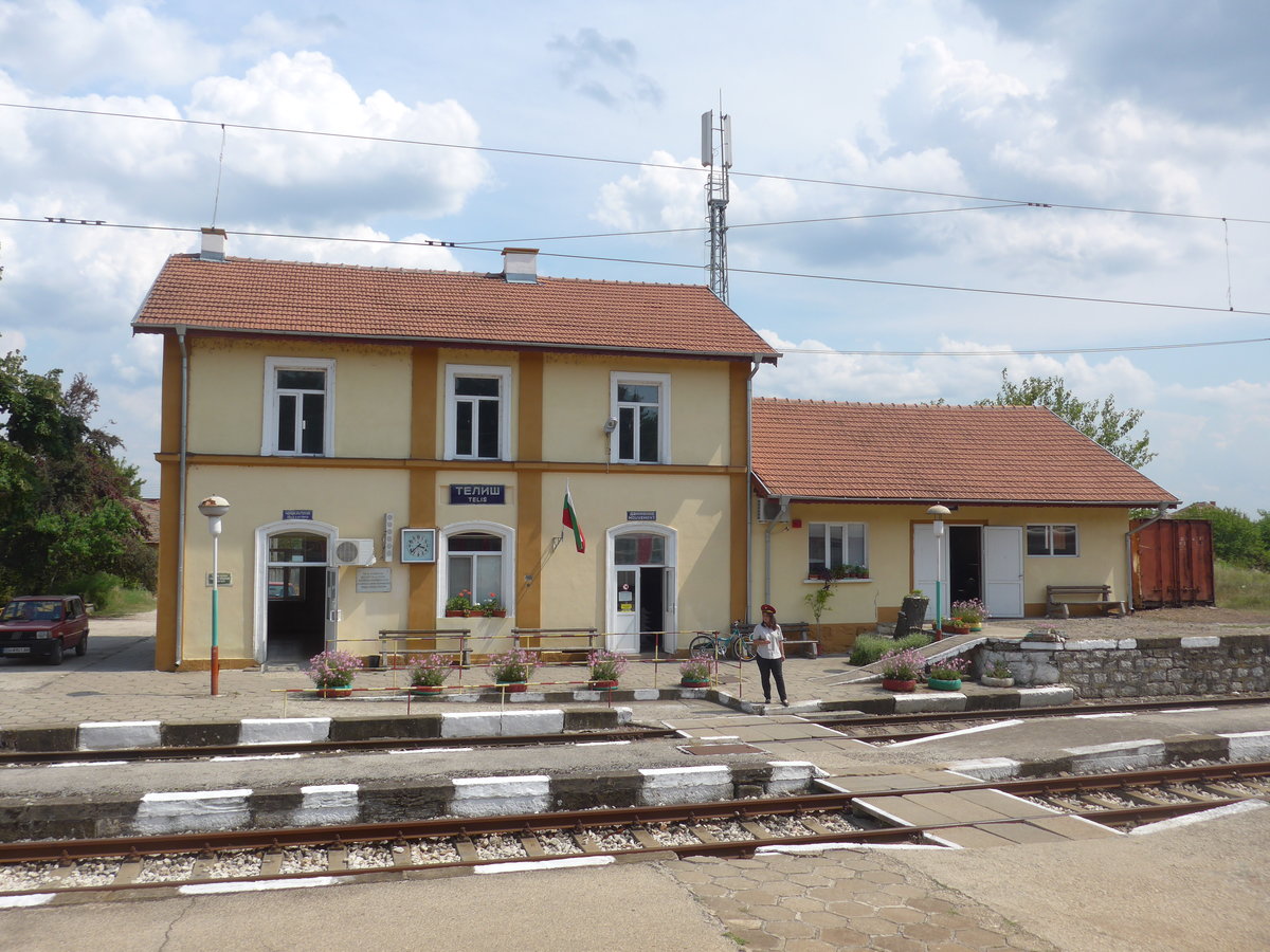 (207'397) - Der Bahnhof Telis am 5. Juli 2019