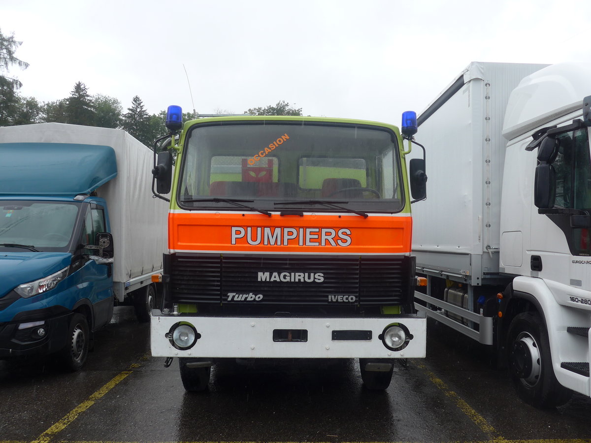 (209'404) - Pumpiers Sumvitg, Trun - Magirus-Iveco am 8. September 2019 in Hendschiken, Iveco