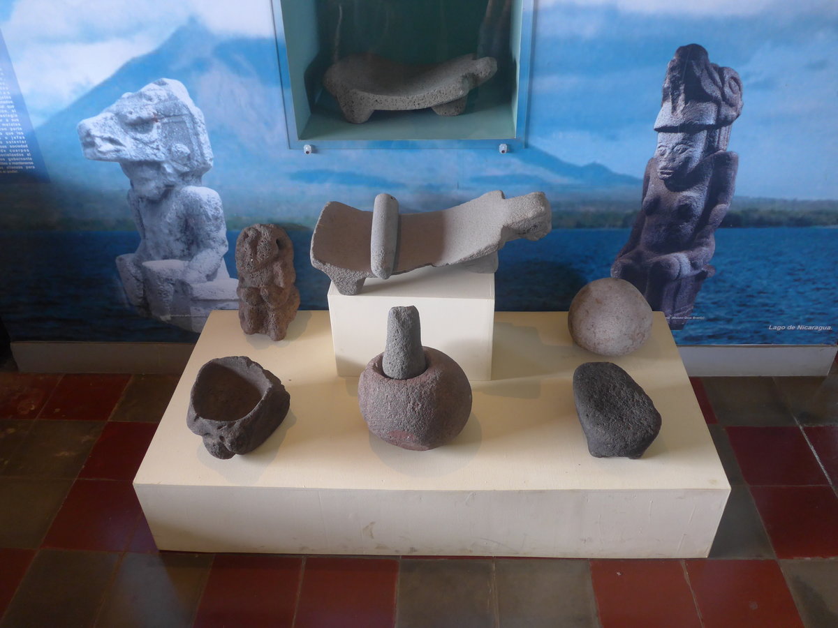 (211'977) - Alte Steingerte im Museo de Rivas am 22. November 2019 in Rivas
