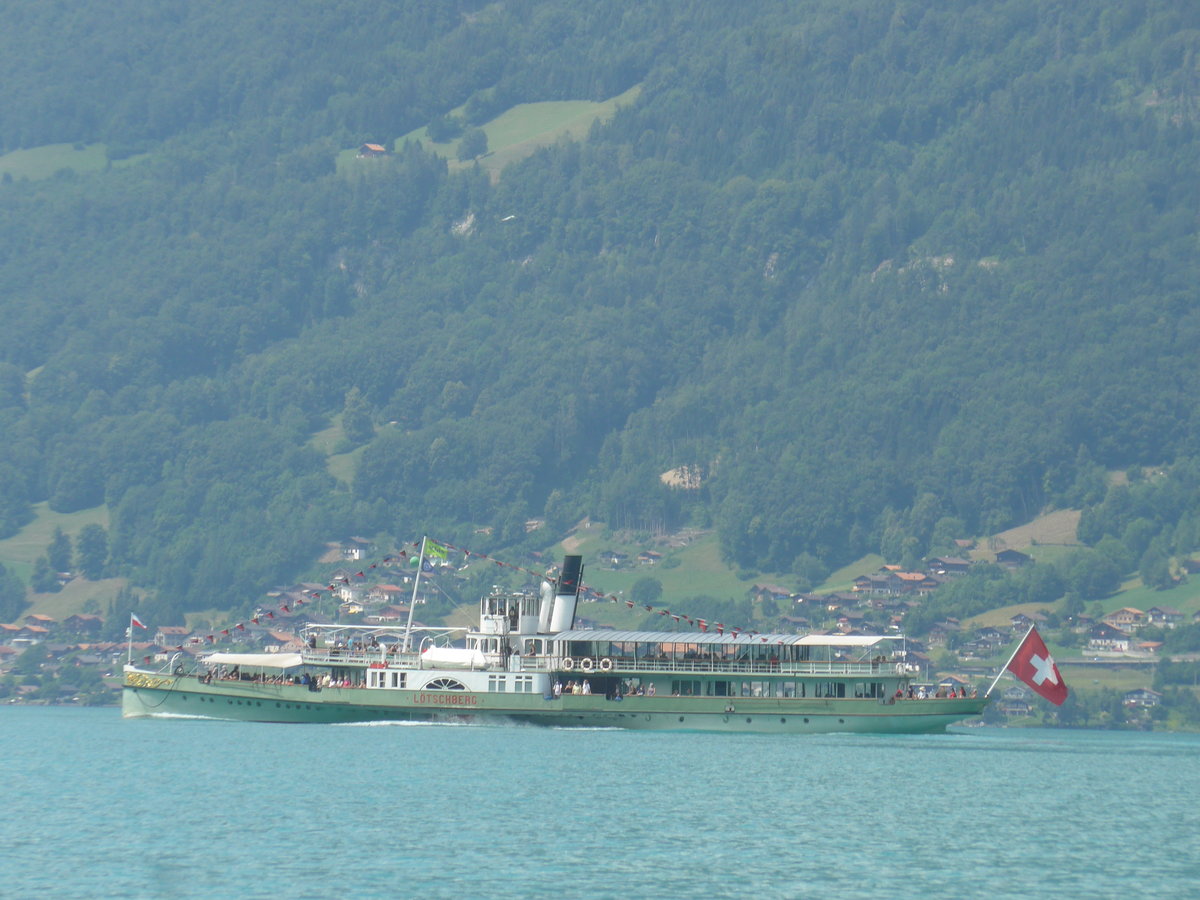 (219'270) - Dampfschiff Ltschberg am 1. August 2020 bei Iseltwald