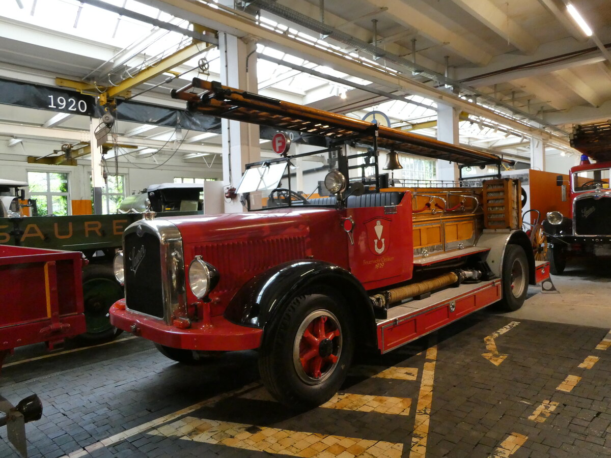 (235'863) - Feuerwehr, Oehrlikon - Saurer am 21. Mai 2022 in Arbon, Saurer-Museum