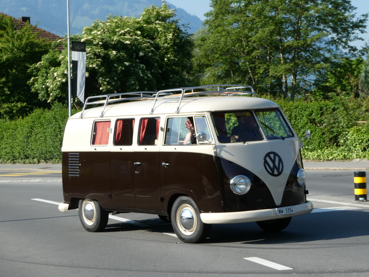 (250'485) - VW-Bus - NW 3354 - am 27. Mai 2023 in Sarnen, OiO