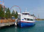 (153'228) - Motorschiff - Shoreline II - am 18. Juli 2014 in Chicago, Navy Pier