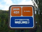 (185'442) - Bus-Haltestelle - La Massana, El Ravell - am 27.