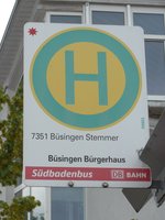 (173'954) - Bus-Haltestelle - Bsingen, Brgerhaus - am 20. August 2016