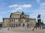(182'887) - Die Semper-Oper am 8. August 2017 in Dresden