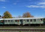 Personenwagen/866905/268234---alter-db-personenwagen---nr (268'234) - Alter DB-Personenwagen - Nr. 12'255-9 - am 17. Oktober 2024 beim Bahnhof Konstanz
