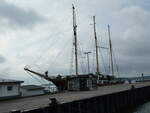 peenemuende-10/824702/254429---segelschiff-auf-dem-peenestrom (254'429) - Segelschiff auf dem Peenestrom am 31. August 2023 in Peenemnde