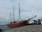 (254'432) - Segelschiff auf dem Peenestrom am 31. August 2023 in Peenemnde