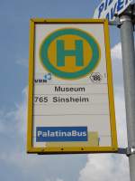 (150'127) - Bus-Haltestelle - Sinsheim, Museum - am 25.