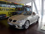 (186'447) - Mercedes-Benz SLK 55 AMG von 2006; Fussballprofi Lukas Podolski - BM-WL 2011 - am 12. November 2017 in Stuttgart, Mercedes-Benz Museum