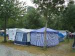 (145'790) - Wohnwagen - BE 180'328 - am 19. Juli 2013 in Yvonand, Camping de la Menthue