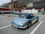 Andermatt/776323/235497---austin-healey---zh-46853 (235'497) - Austin-Healey - ZH 46'853 - am 8. Mai 2022 beim Bahnhof Andermatt