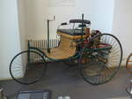 Benz/576850/182926---benz-patent-motorwagen-von-1886-replika (182'926) - Benz-Patent-Motorwagen von 1886 (Replika) am 8. August 2017 in Dresden, Verkehrsmuseum
