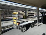handwagen/771410/233711---alter-ptt-handkarren---nr (233'711) - Alter PTT-Handkarren - Nr. 1032 - am 10. Mrz 2022 im Bahnhof Scuol-Tarasp