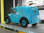 Lieferwagen/794743/241734---sig-elektro-kastenwagen-von-1943 (241'734) - SIG Elektro-Kastenwagen von 1943 am 22. Oktober 2022 in Luzern, Verkehrshaus