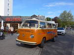 (204'878) - Oldie-Tour, Hamburg - HH-T 5077H - VW-Bus am 11. Mai 2019 in Hamburg, Hotel Panorama Inn