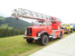 (129'936) - Feuerwehr, Herisau - Nr. 20/TG 2490 - Saurer am 18. September 2010 in Breil, Militranlage