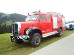 (129'999) - Feuerwehr, Wetzikon - ZH 1381 - Saurer am 18. September 2010 in Breil, Militranlage