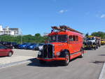 (205'859) - Feuerwehr, Zrich - ZH 191'405 - Saurer am 8.