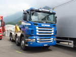 Scania/566244/181377---baltensperger-wyssachen---nr (181'377) - Baltensperger, Wyssachen - Nr. 1/BE 671'438 - Scania am 24. Juni 2017 in Interlaken, Flugplatz