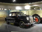 Mercedes/594437/186402---mercedes-benz-180-von-1955 (186'402) - Mercedes-Benz 180 von 1955 am 12. November 2017 in Stuttgart, Mercedes-Benz Museum