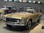 (186'429) - Mercedes-Benz 230 SL von 1964 - HR-DT 913 - am 12. November 2017 in Stuttgart, Mercedes-Benz Museum