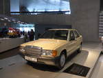 Mercedes/594901/186437---mercedes-benz-190-e-von (186'437) - Mercedes-Benz 190 E von 1984 - FDS-ZE 27 - am 12. November 2017 in Stuttgart, Mercedes-Benz Museum
