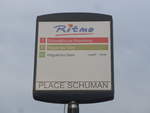 (204'125) - Bus-Haltestelle - Haguenau, Place Schumann - am 26.