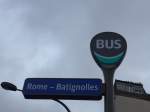 (167'151) - Bus-Haltestelle - Paris, Rome - Batignolles - am 17. November 2015