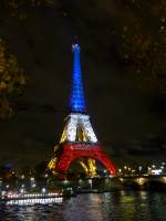 (167'305) - Der Eiffelturm am 17. November 2015 in Paris