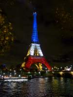 (167'306) - Der Eiffelturm am 17. November 2015 in Paris
