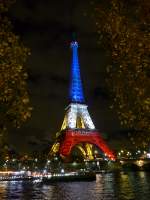 (167'310) - Der Eiffelturm am 17. November 2015 in Paris