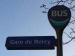 (167'327) - Bus-Haltestelle - Paris, Gare de Bercy - am 18. November 2015