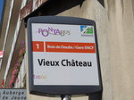 (173'566) - Bus-Haltestelle - Pontarlier, Vieux Chteau - am 1. August 2016