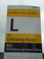 (138'836) - AAGL-Haltestelle - Liestal, Bahnhof - am 16.
