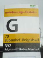 (138'854) - AAGL-Haltestelle - Liestal, Bahnhof - am 16.