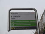 AAGR Rothenburg/644194/199311---aagr-haltestelle---littau-bahnhof (199'311) - AAGR-Haltestelle - Littau, Bahnhof - am 18. November 2018