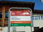 (129'511) - AFA-Haltestelle - Adelboden, Busstation - am 5. September 2010