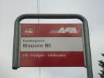 (138'463) - AFA-Haltestelle - Kandergrund, Blausee BE - am 6.