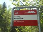 (139'158) - AFA-Haltestelle - Achseten, Marchbach - am 28. Mai 2012