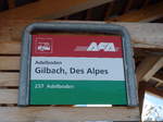 AFA Adelboden/539333/178023---afa-haltestelle---adelboden-gilbach (178'023) - AFA-Haltestelle - Adelboden, Gilbach, Des Alpes - am 9. Januar 2017