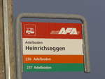 (178'032) - AFA-Haltestelle - Adelboden, Heinrichseggen - am 9.