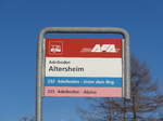 (178'233) - AFA-Haltestelle - Adelboden, Altersheim - am 29. Januar 2017