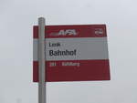 AFA Adelboden/644313/199618---afa-haltestelle---lenk-bahnhof (199'618) - AFA-Haltestelle - Lenk, Bahnhof - am 26. November 2018