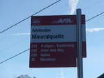 (200'236) - AFA-Haltestelle - Adelboden, Mineralquelle - am 25.